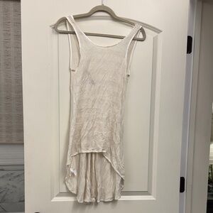 Elegant Cream Sleeveless Top